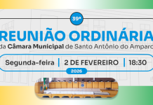 Reunião Ordinária | 2 de fevereiro às 18h30